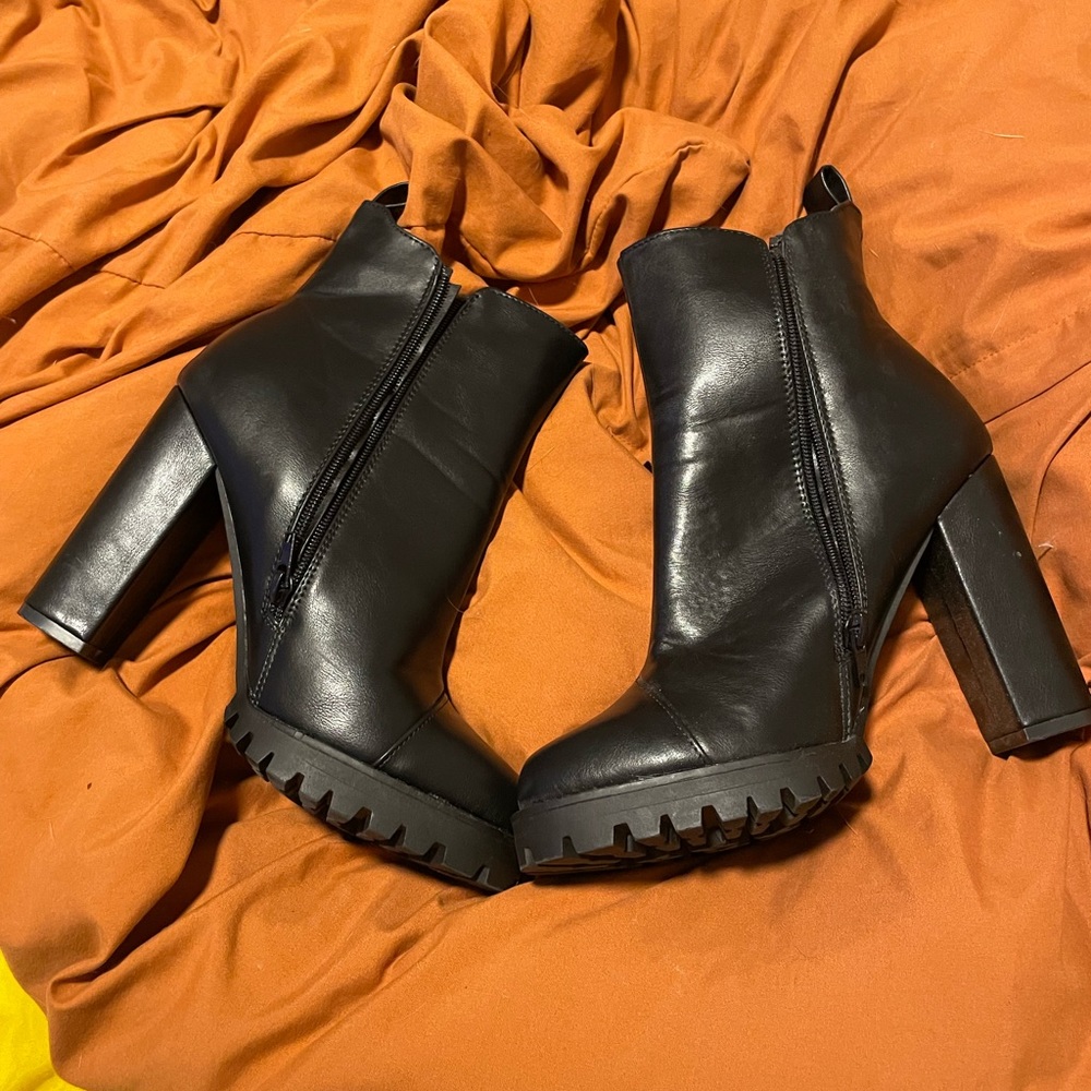 Black booties
